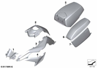 F750GS (K80) PAINTED PARTS WN99 GLACIER-SILVER MET. parts diagram