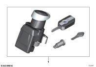 F750GS (K80) SINGLE KEY LOCKING FOR KEYLESS RIDE parts diagram