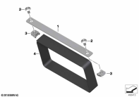F750GS (K80) ADDITIONAL BATTERY HOLDER parts diagram
