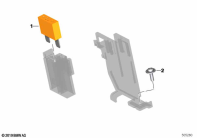 F750GS (K80) FUSE MAXI, ORANGE parts diagram