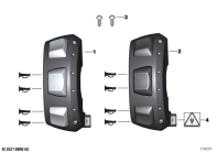 F750GS (K80) EXTRA SWITCH SPECIAL VEHICLE, LEFT parts diagram
