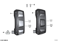 F750GS (K80) EXTRA SWITCH SPECIAL VEHICLE, RIGHT parts diagram