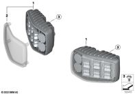F750GS (K80) LED FLASHING WARNING LIGHTS parts diagram