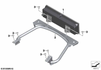 F750GS (K80) STOP SIGNAL CONTROLLER, REAR parts diagram