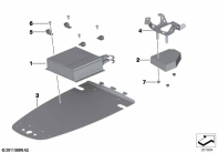 F750GS (K80) ONBOARD COMPUTER, RADIO SYSTEM parts diagram