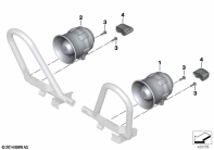 F750GS (K80) SEQUENTIAL SIREN SYSTEM, ELECTRONIC parts diagram