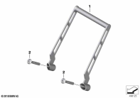 F750GS (K80) NAVIGATOR HOLDER parts diagram