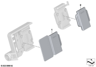 F750GS (K80) COVER, NAVIGATOR parts diagram