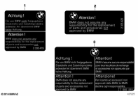 F750GS (K80) LABEL "ORIGINAL BMW TEILE" parts diagram