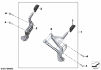 F750GS (K80) CASE CARRIER FOR VARIO CASE parts diagram