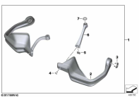 F750GS (K80) HAND PROTECTOR parts diagram