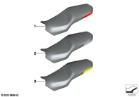 F750GS (K80) BENCH SEAT parts diagram
