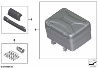 F750GS (K80) TOP CASE parts diagram