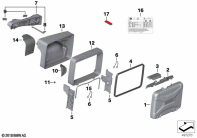 F750GS (K80) SINGLE PARTS, VARIO CASE parts diagram