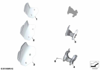 F750GS (K80) WINDSHIELD parts diagram