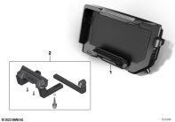 F750GS (K80) SET CONNECTEDRIDE CRADLE parts diagram