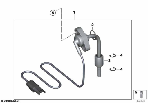 R1250GS 21 (K50) OIL-LEVEL SENSOR exploded view parts diagram