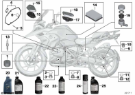 R1250GS 21 (K50) ENGINE OIL / MAINTENANCE SERVICE parts diagram