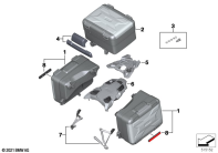 R1250GS 21 (K50) LUGGAGE SYSTEM R 1200 GS parts diagram
