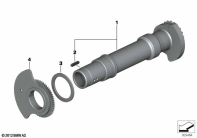 R1250GS 21 (K50) COMPENSATING SHAFT parts diagram