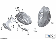 R1250GS 21 (K50) CYLINDER HEAD COVER MILLED parts diagram