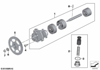 R1250GS 21 (K50) OIL PUMP WITH FILTER SCREEN AND DRIVE parts diagram