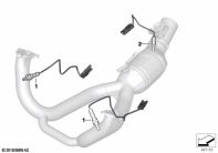 R1250GS 21 (K50) EXHAUST-GAS CONTROL SYSTEMS parts diagram