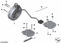 R1250GS 21 (K50) ALTERNATOR / VOLTAGE REGULATOR parts diagram