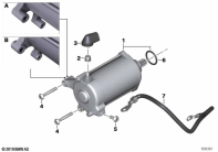 R1250GS 21 (K50) STARTER parts diagram