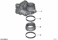 R1250GS 21 (K50) THROTTLE VALVE AND ACTUATOR parts diagram
