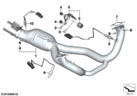 R1250GS 21 (K50) EXHAUST MANIFOLD parts diagram
