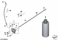 R1250GS 21 (K50) CLUTCH CONTROL parts diagram
