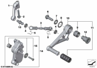 R1250GS 21 (K50) OUTSIDE SHIFT-CONTROL COMPONENTS parts diagram