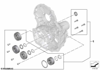 R1250GS 21 (K50) SET CAMSHAFT BEARING DIFFERENTIAL COVER parts diagram