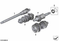 R1250GS 21 (K50) TRANSMISSION SHAFTS parts diagram