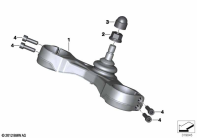 R1250GS 21 (K50) LOWER FORK CROSS BRACE parts diagram
