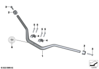 R1250GS 21 (K50) HANDLEBAR parts diagram