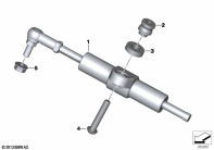 R1250GS 21 (K50) STEERING DAMPER parts diagram