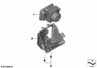 R1250GS 21 (K50) PRESSURE MODULATOR ABS parts diagram