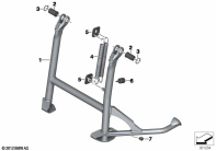 R1250GS 21 (K50) CENTER STAND parts diagram
