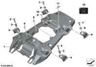 R1250GS 21 (K50) REAR CARRIER PART parts diagram