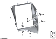 R1250GS 21 (K50) AIR DUCTING, RADIATOR parts diagram