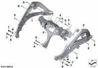 R1250GS 21 (K50) FRONT PANEL CARRIER parts diagram
