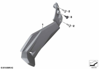 R1250GS 21 (K50) TANK SIDE COVER parts diagram