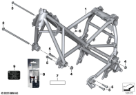 R1250GS 21 (K50) FRONT FRAME parts diagram