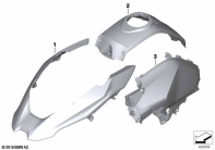 R1250GS 21 (K50) PAINTED PARTS WN1X GRAVITY BLUE parts diagram