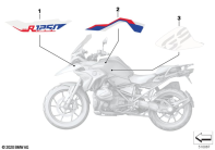 R1250GS 21 (K50) STICK-ON LABEL parts diagram