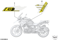 R1250GS 21 (K50) STICK-ON LABEL parts diagram