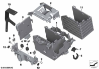 R1250GS 21 (K50) BATTERY TRAY parts diagram
