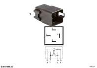 R1250GS 21 (K50) RELAY WATERPROOF BLACK parts diagram